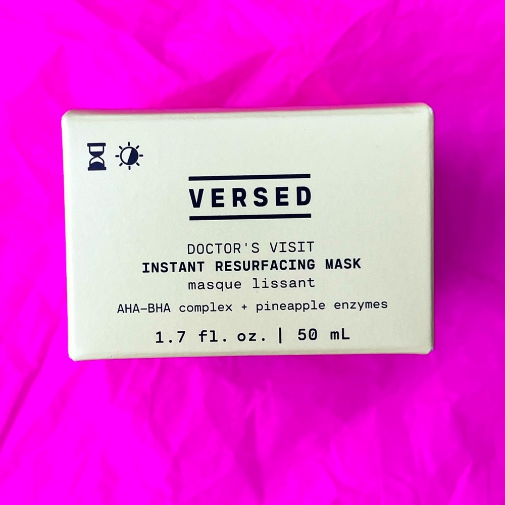New Versed Doctors Visit Instant resurfacing mask 50ml glycolic & salicylic acid